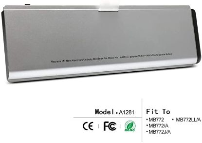 Picture of APPLE MacBook Pro 15  A1281 Battery 